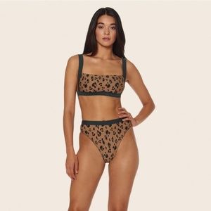 Dolce Vita SPOTTED BOXER TOP LEOPARD